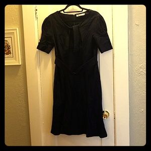 Dark blue retro style dress